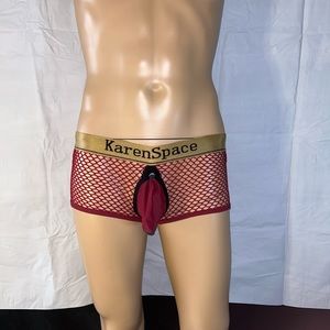 Mesh open-back trunks